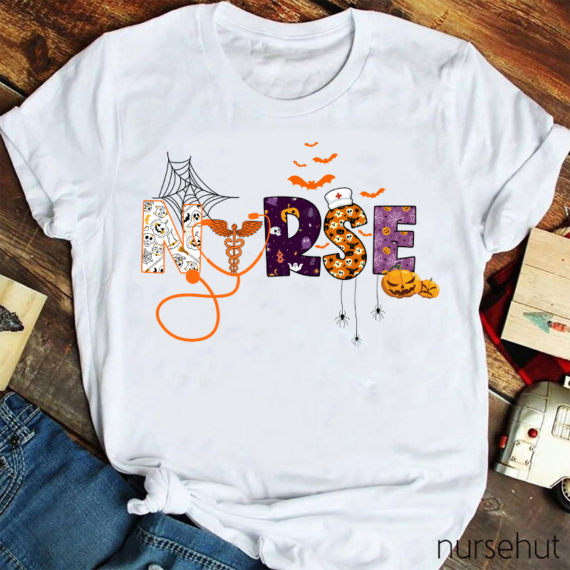 Nurses Also Celebrate Halloween T-Shirt