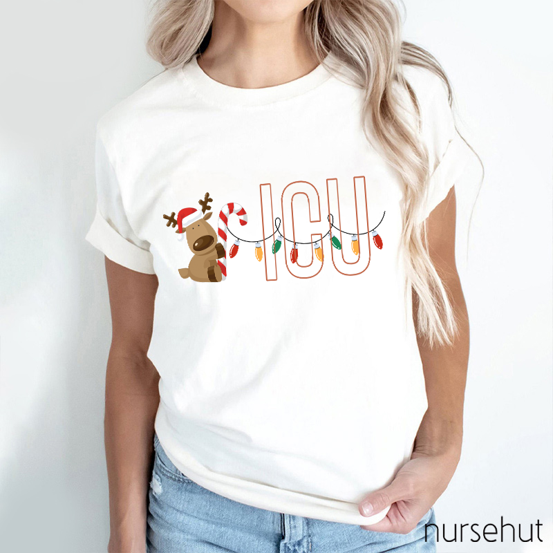 Personalized Jolly ICU Nurse T-Shirt