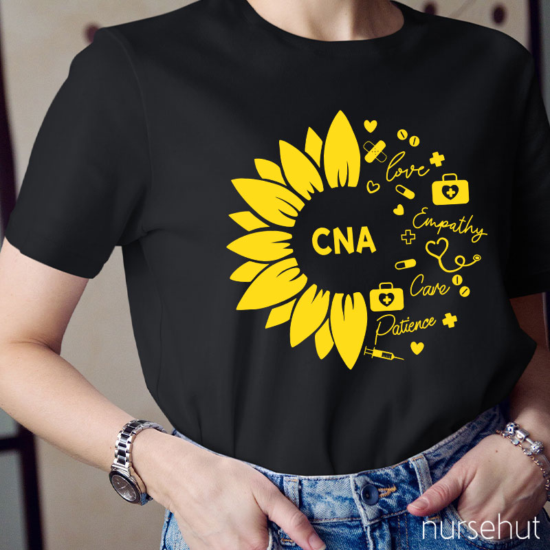 Personalized Love Empathy Care Patience Nurse T-Shirt