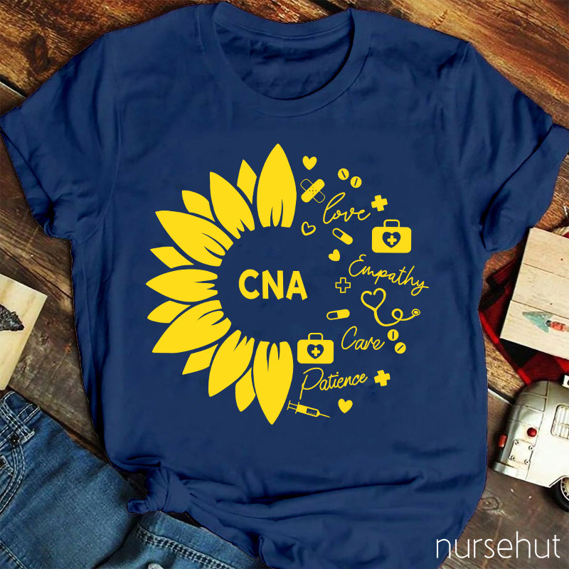 Personalized Love Empathy Care Patience Nurse T-Shirt