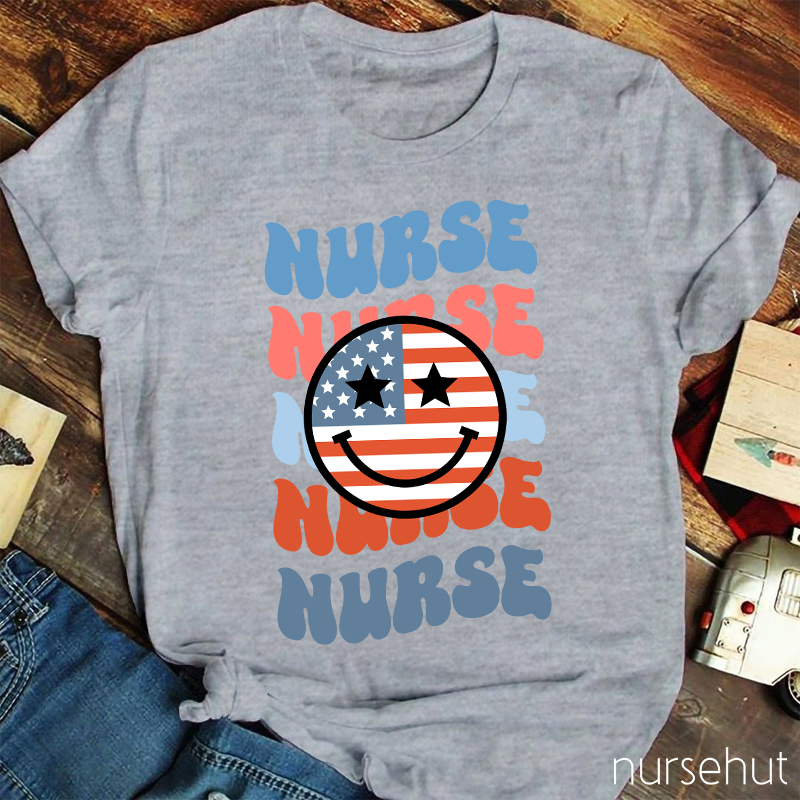 The Fourth Of July Nurse T-Shirt