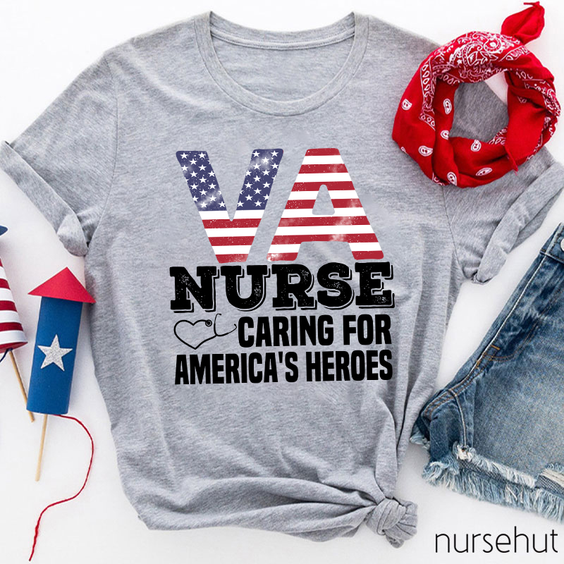 VA Flag Nurse T-Shirt