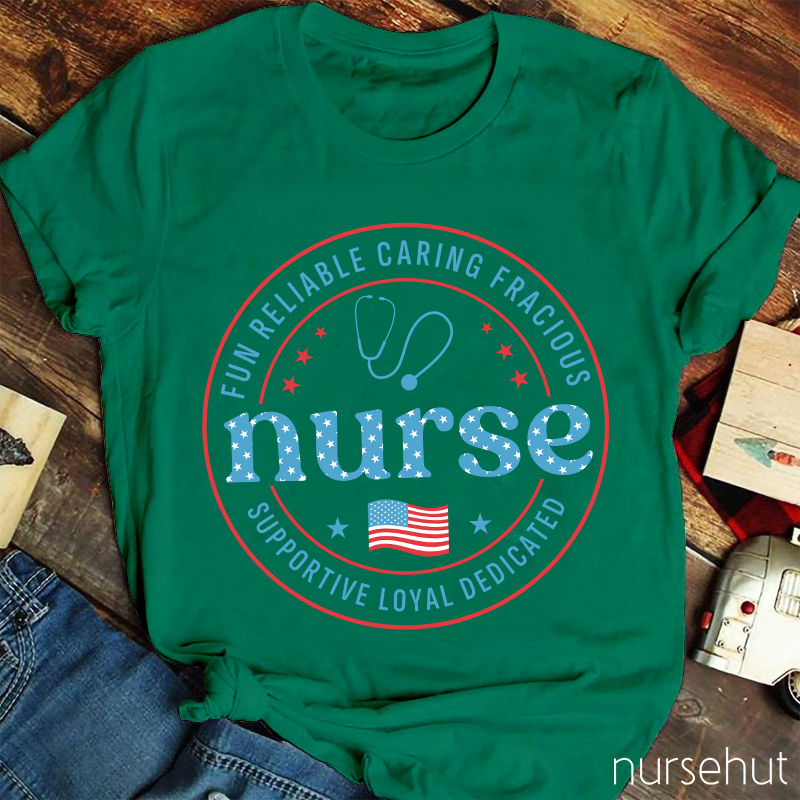 Supportive Loyal Dedicated Nurse T-Shirt