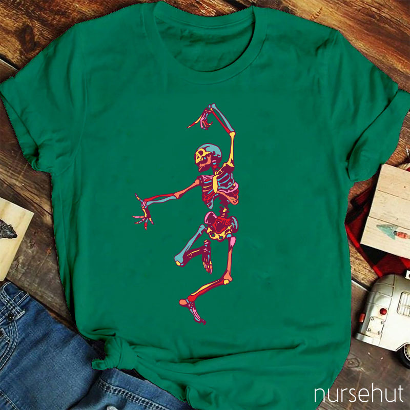 Solo Dancing Skeleton Nurse T-Shirt