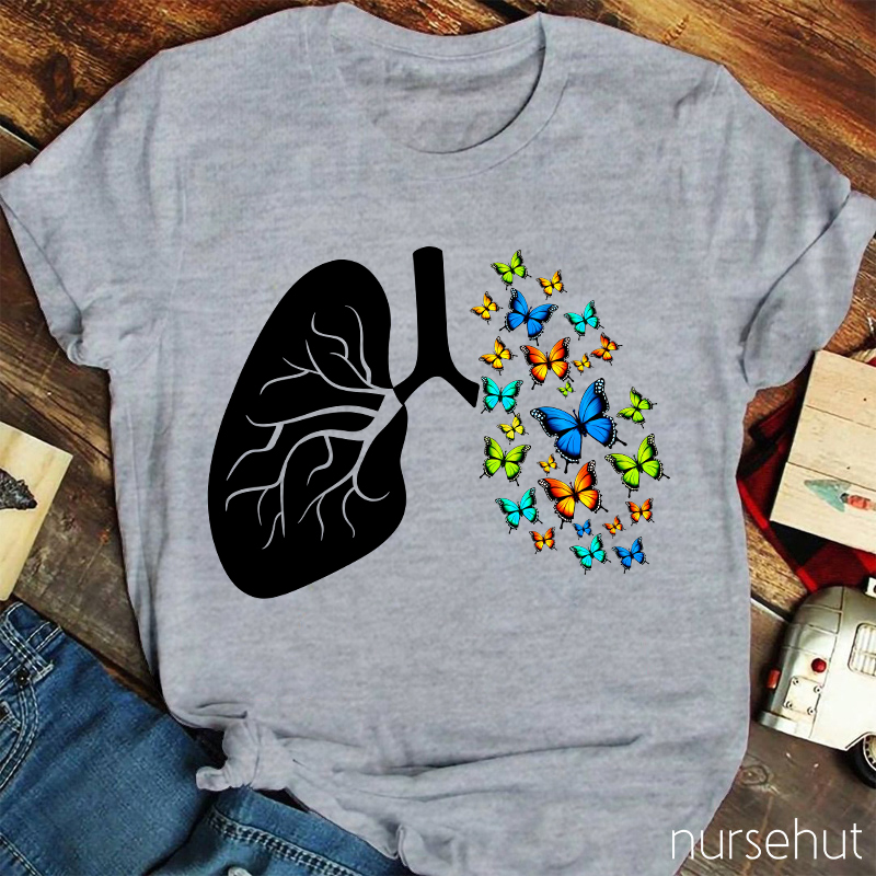 Caring For Lung Health Nurse T-Shirt