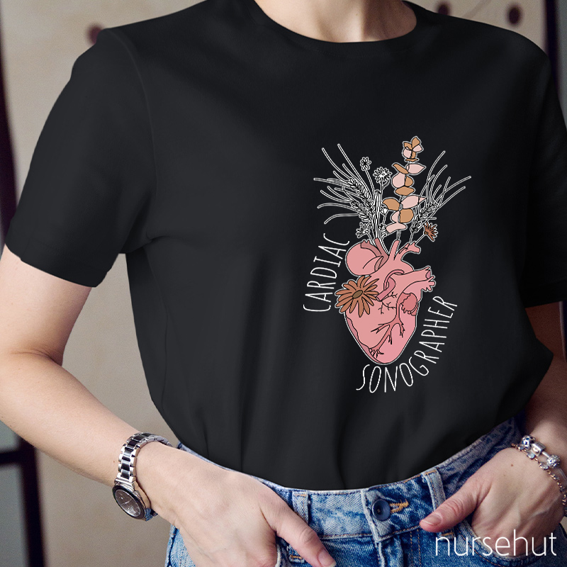 Cardiac Sonographer Nurse T-Shirt