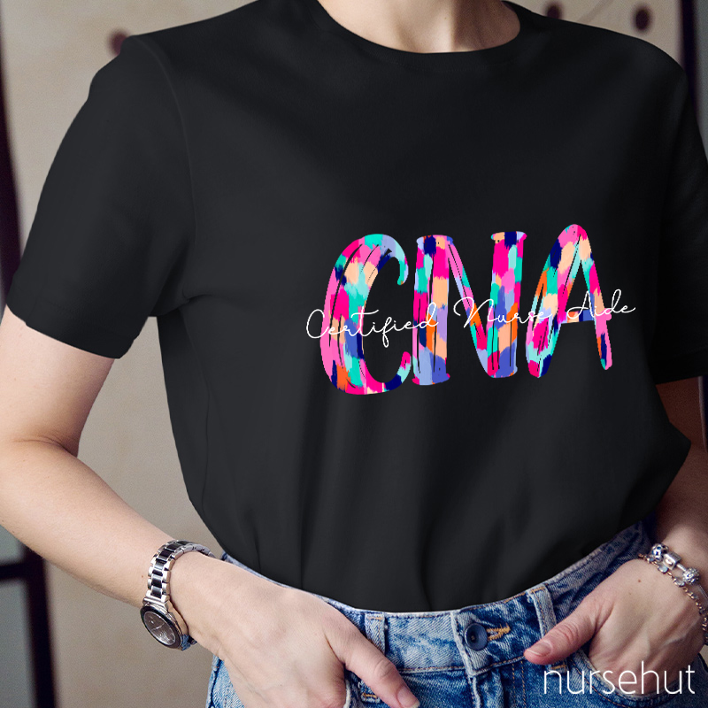 Personalized Job Title Pink Color Nurse T-Shirt