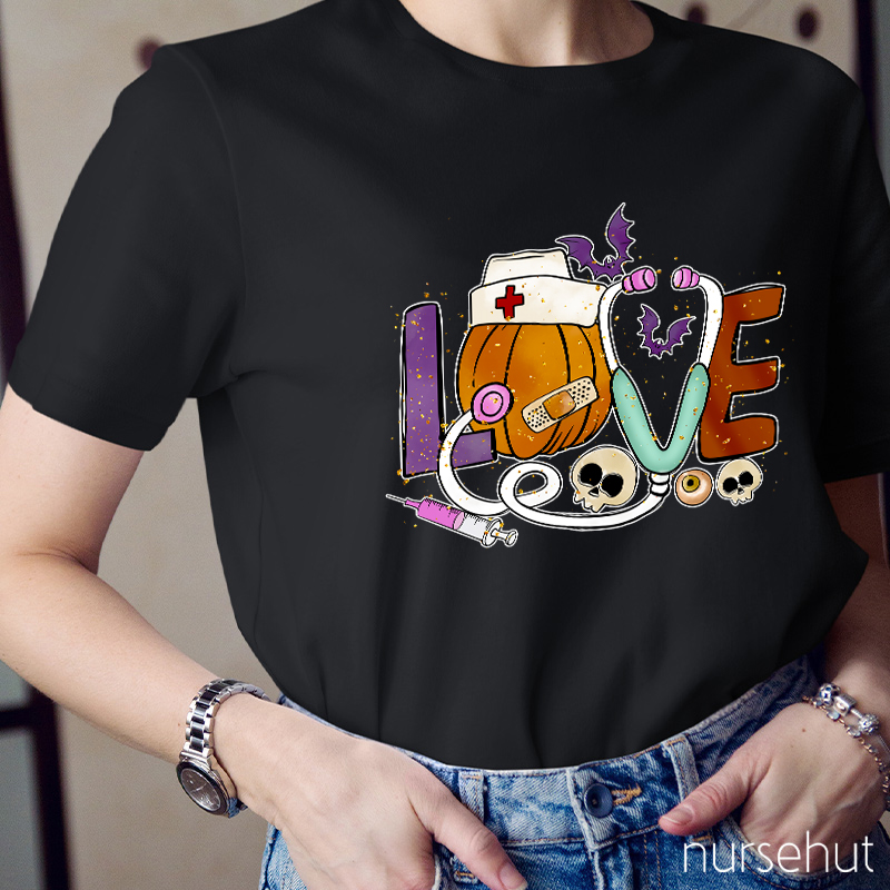 Love Halloween Nurse T-Shirt