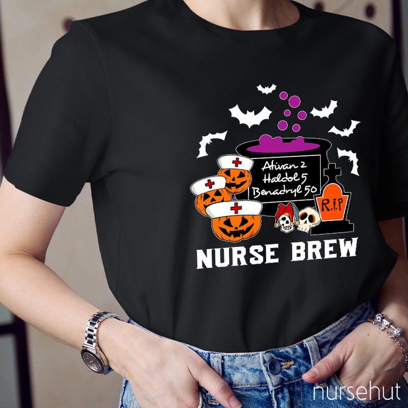 Happy Halloween Crew Nurse T-Shirt