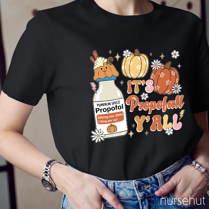 Propofol Halloween Pharmacist  Nurse T-Shirt
