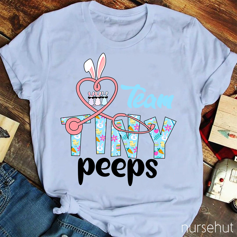 Team Tiny Peeps Nurse T-Shirt