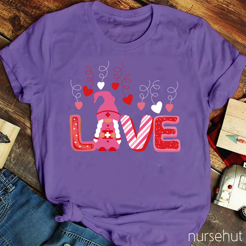 Take Care Of You With Love And Patience Nurse T-Shirt