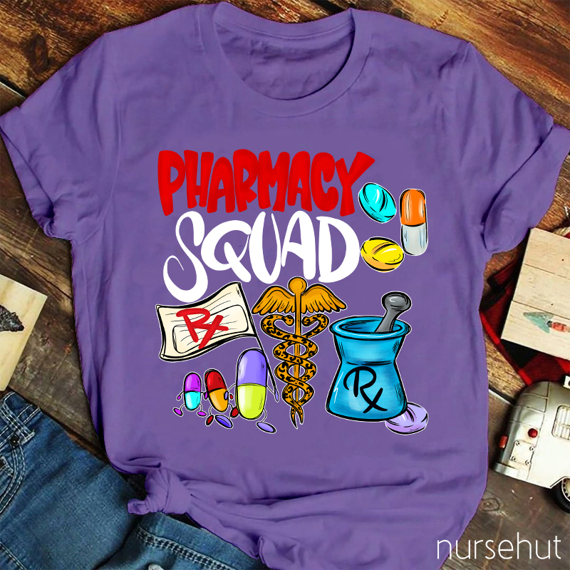 Pharmacy Squad Nurse T-Shirt