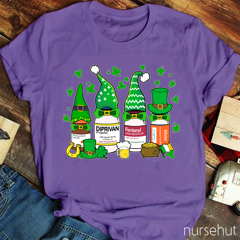 Happy St. Patrick's Day Nurse T-Shirt
