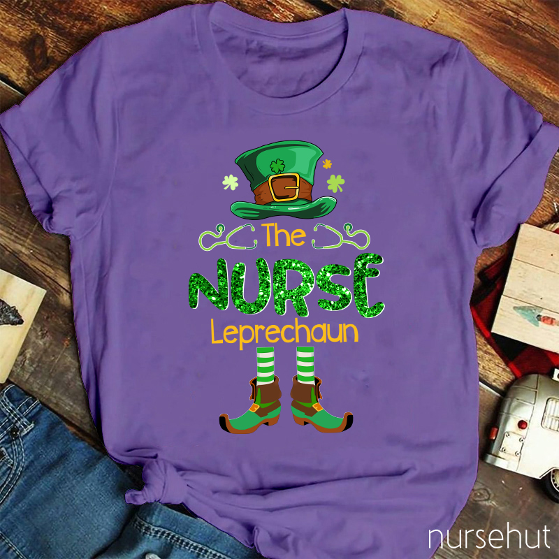 The Nurse Leprechaun Nurse T-Shirt