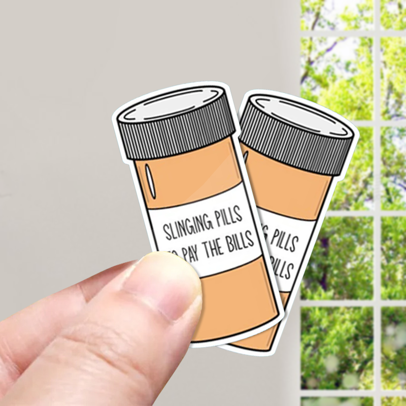 Slinging Pills To Pay The Bills Nurse Stickers