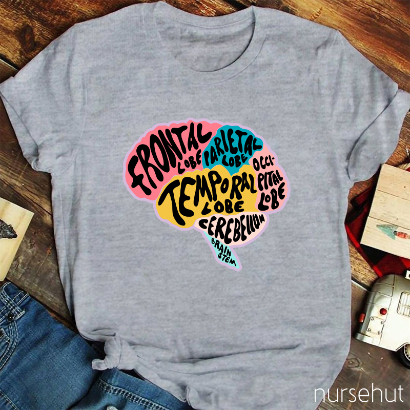 Pink Neurology Nurse T-Shirt