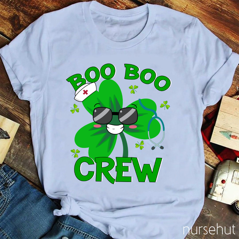 Boo Boo Crew Clover Nurse T-Shirt
