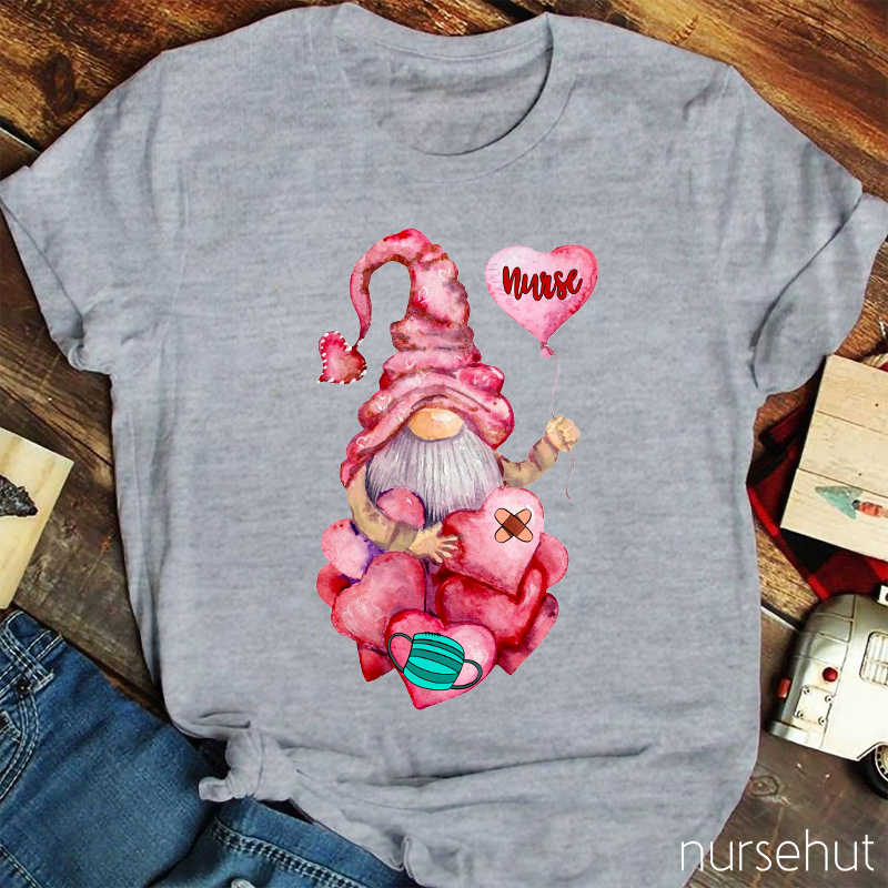 I'm Surrounded By Pink Heart Nurse T-Shirt