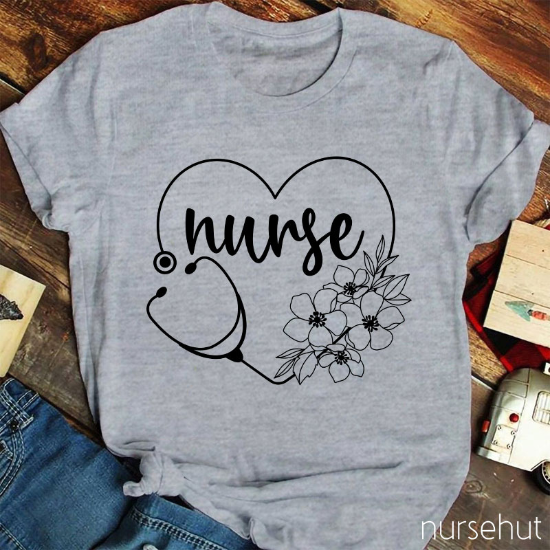 Nurse Stethoscope T-Shirt