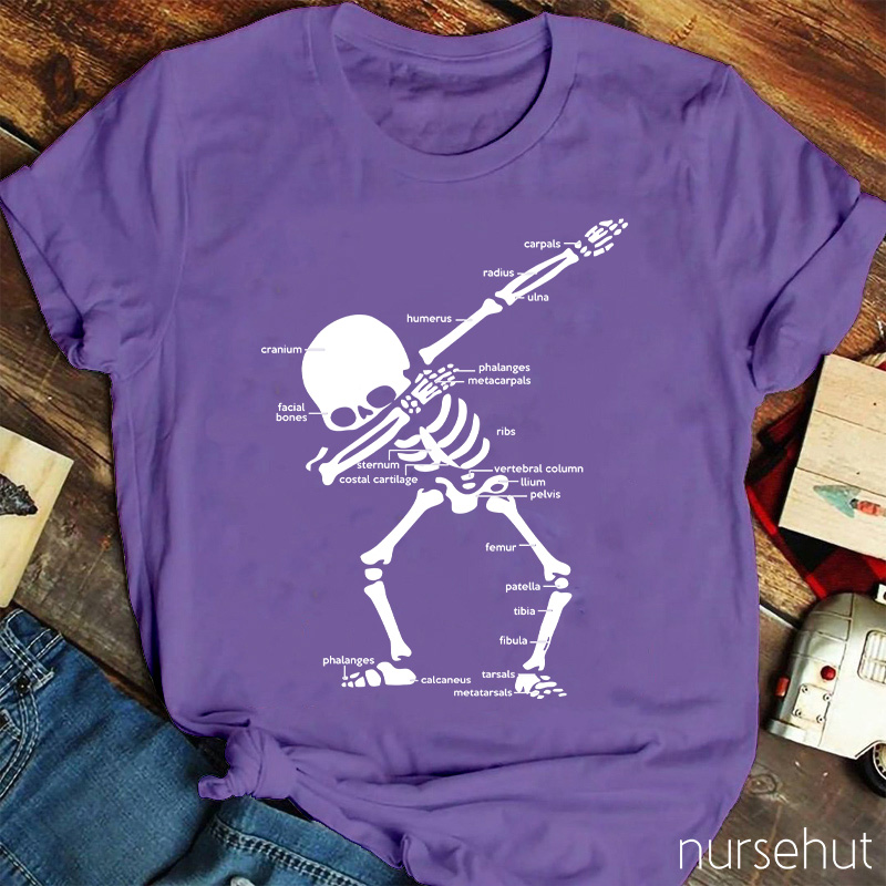 Deb Skeleton Nurse T-Shirt