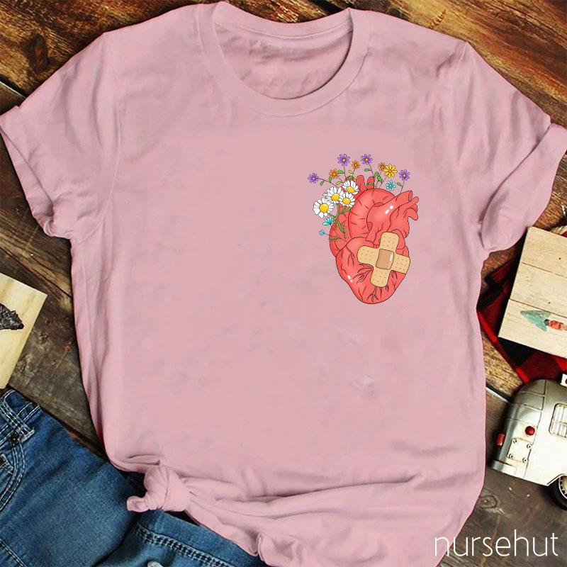 Take Care Of Your Heart Nurse T-Shirt