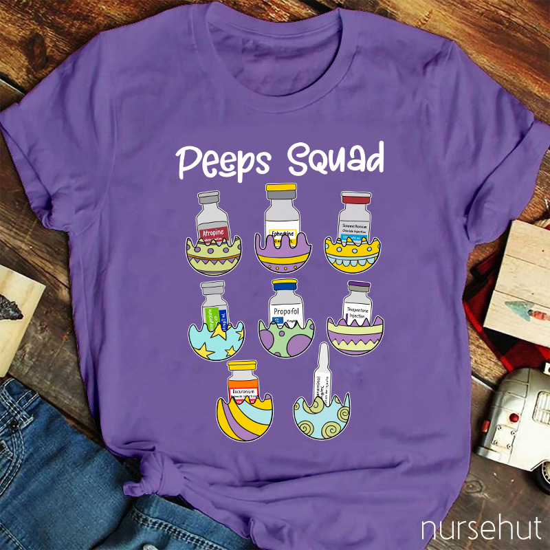 Peeps Squad Nurse T-Shirt