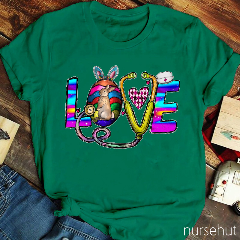 Easter Kangaroo In An Egg Nurse T-Shirt