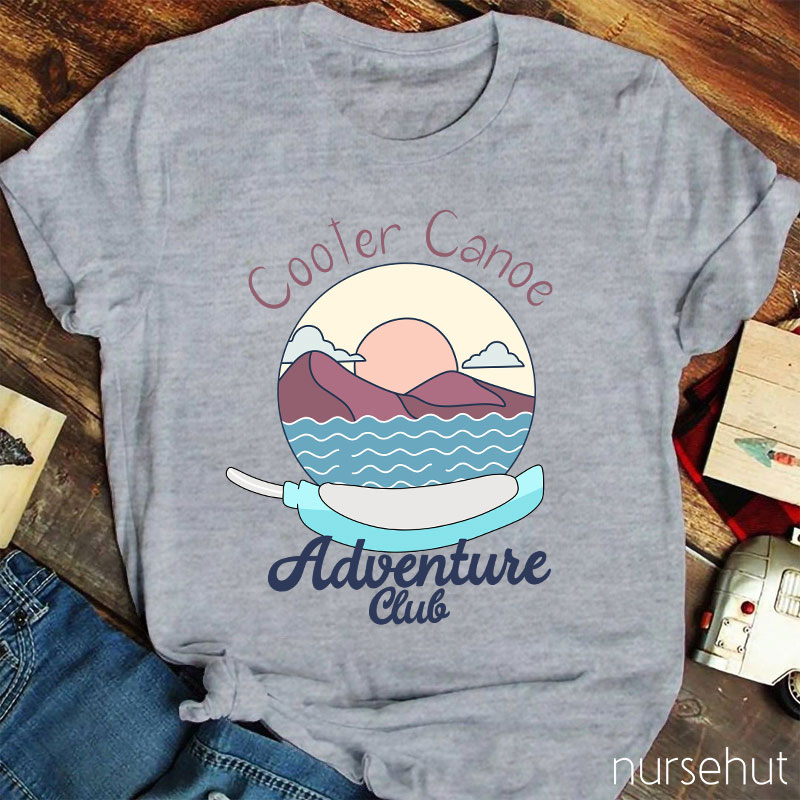 Cooter Canoe Adventure Club Nurse T-Shirt