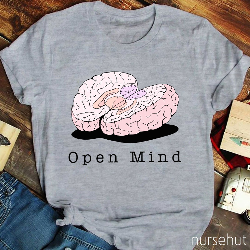 Open Mind Brain Nurse T-Shirt