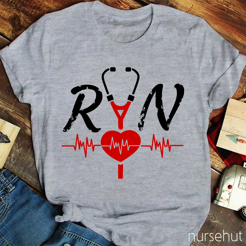 RN Nurse Stethoscope Nurse T-Shirt