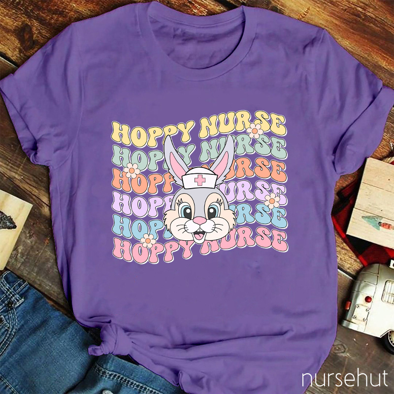 Hoppy Bunny Nurse T-Shirt