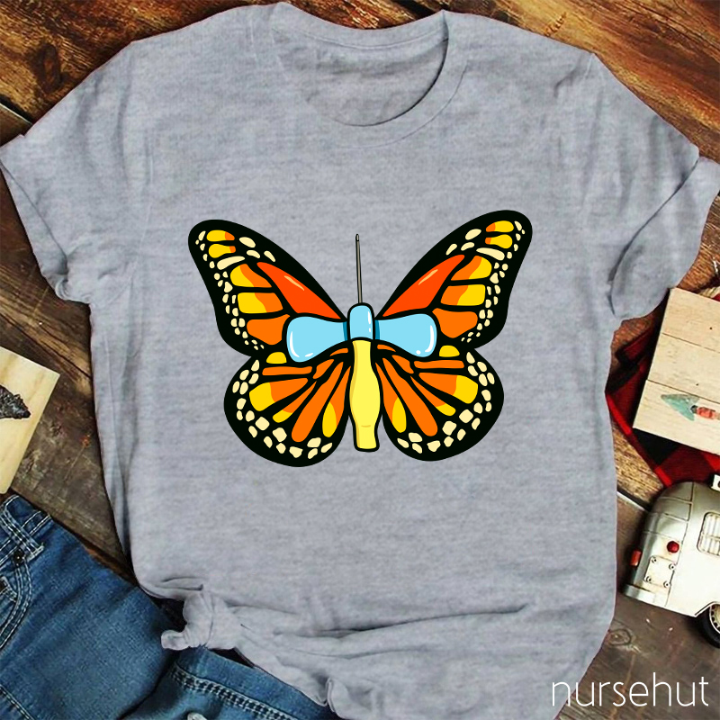 It's Just Like A Butterfly Nurse T-Shirt