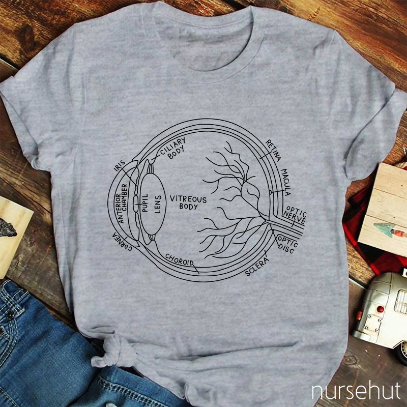 Eye Anatomy Nurse T-Shirt