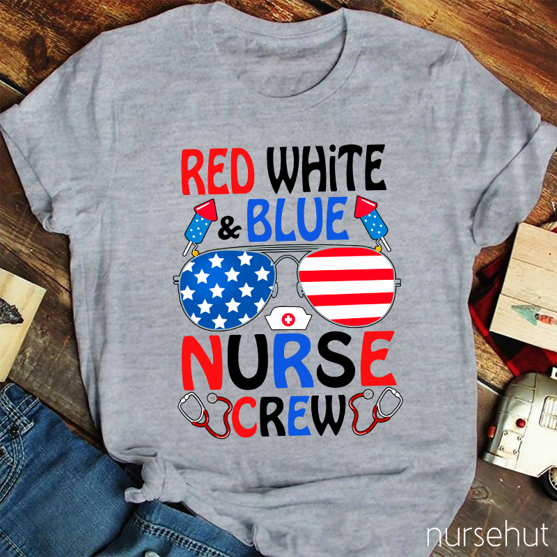 Red White Blue Nurse T-Shirt
