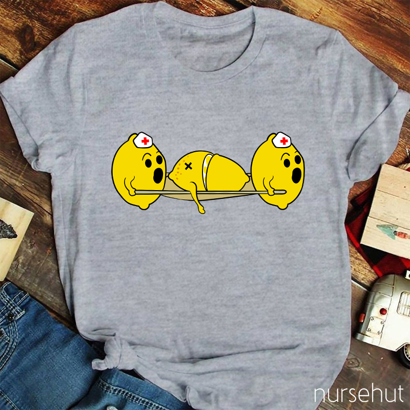 First Aid Lemon First Aid Nurse T-Shirt