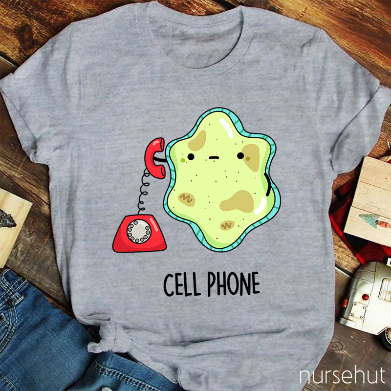 Cell Phone Nurse T-Shirt