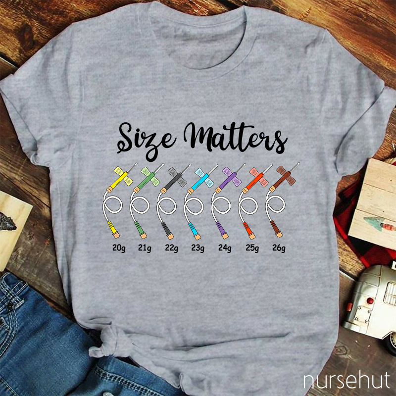 Colorful Blood Collection Needles Nurse T-Shirt