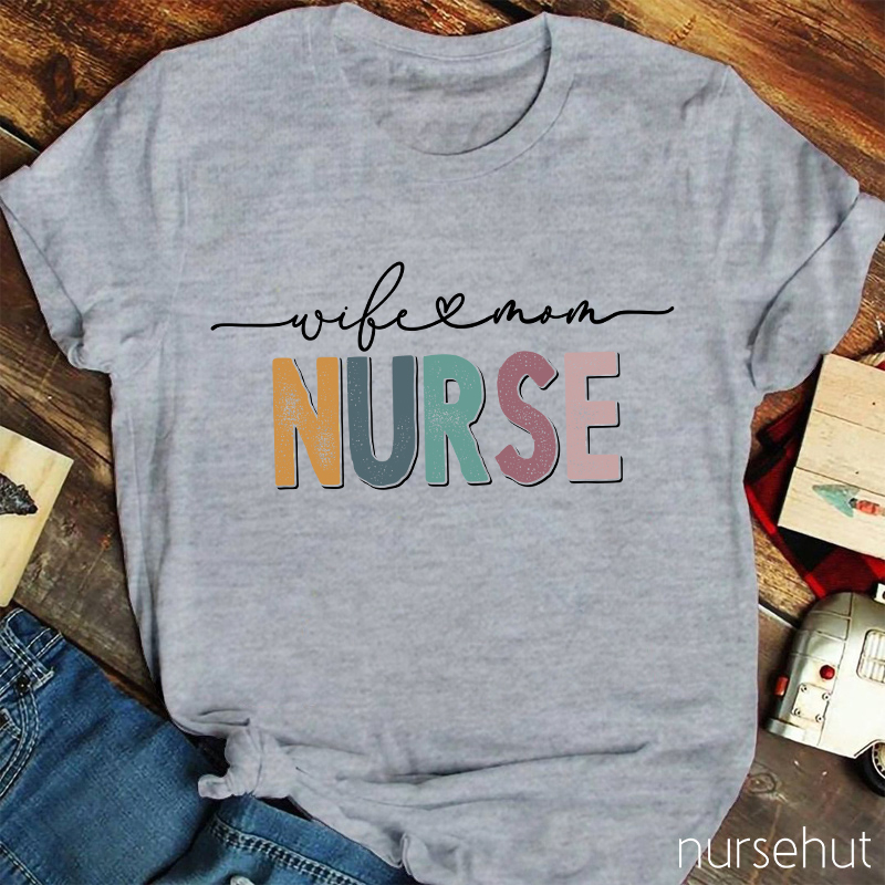 Happy Mother's Day Letter Nurse T-Shirt