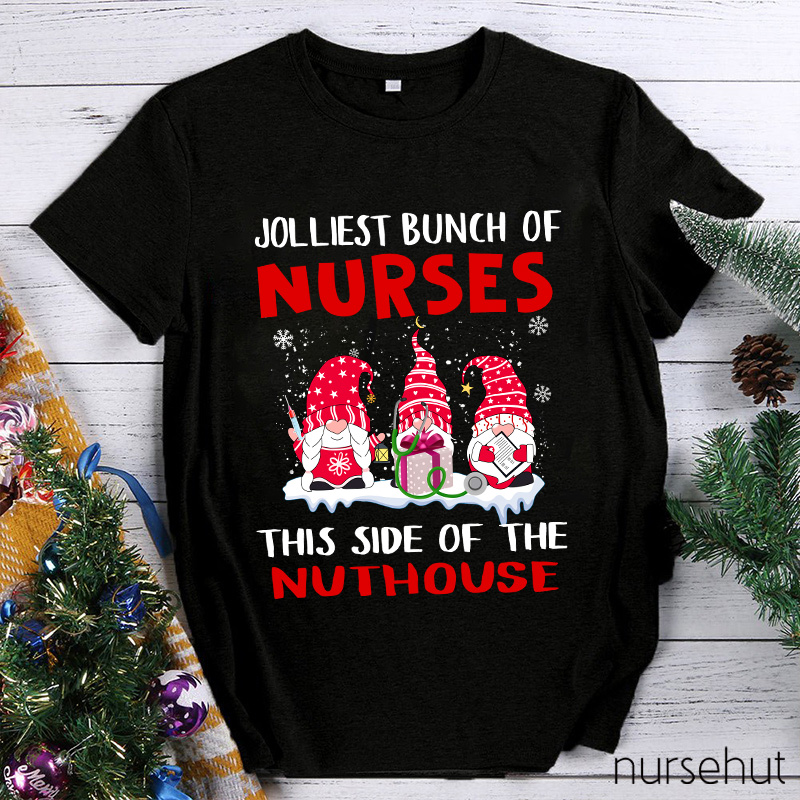 Jolliest Bunch Of Nurses This Side Of The Nuthouse Nurse T-Shirt