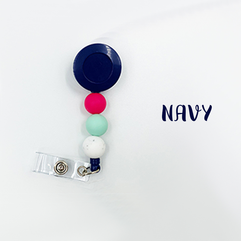 Colorful Beaded Nurse Badge Reel