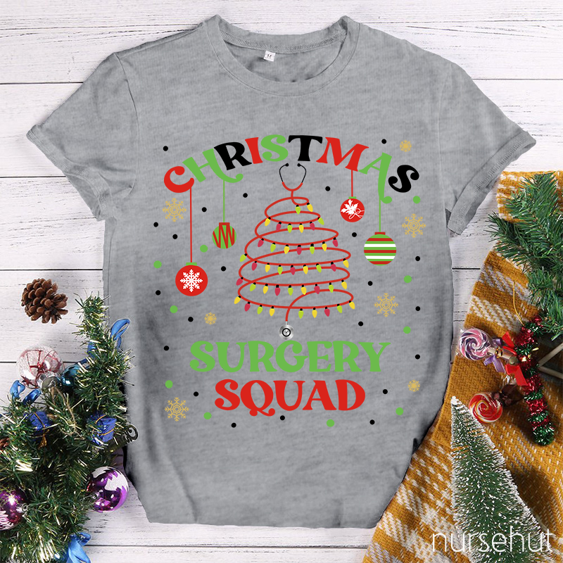 Christmas Surgery Squad Nurse T-Shirt