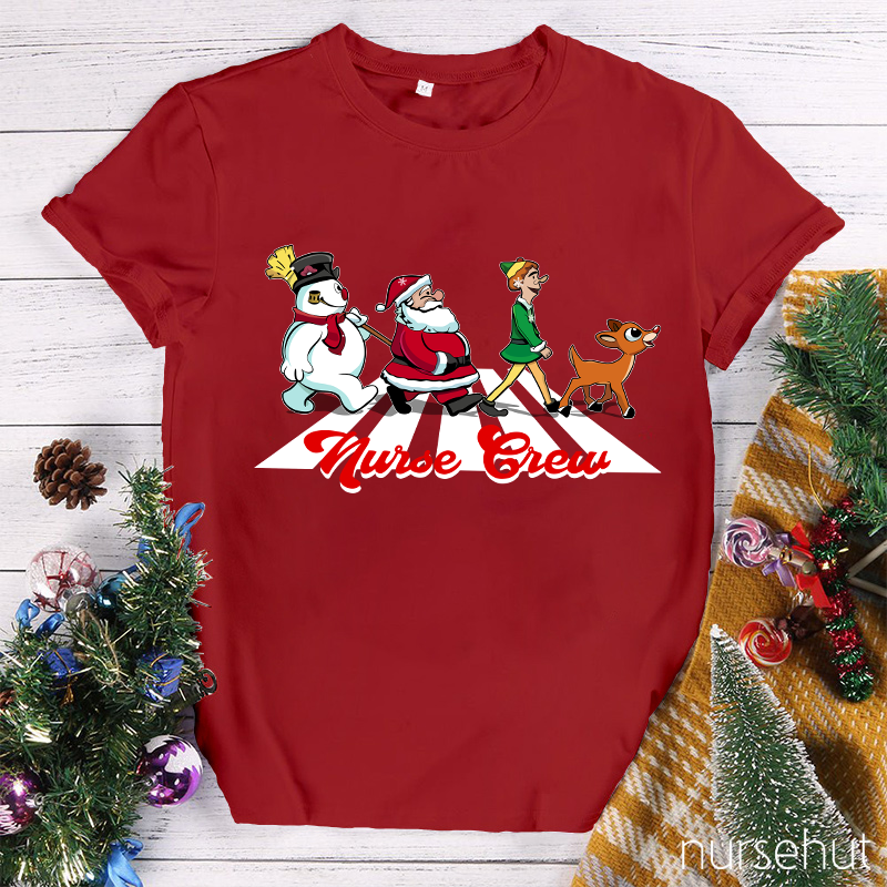Christmas Nurse Crew Nurse T-Shirt