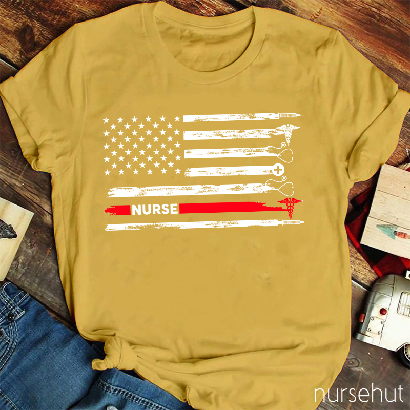 Flag Nurse T-Shirt