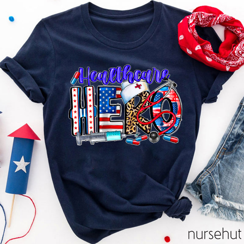 American Hero Nurse T-Shirt