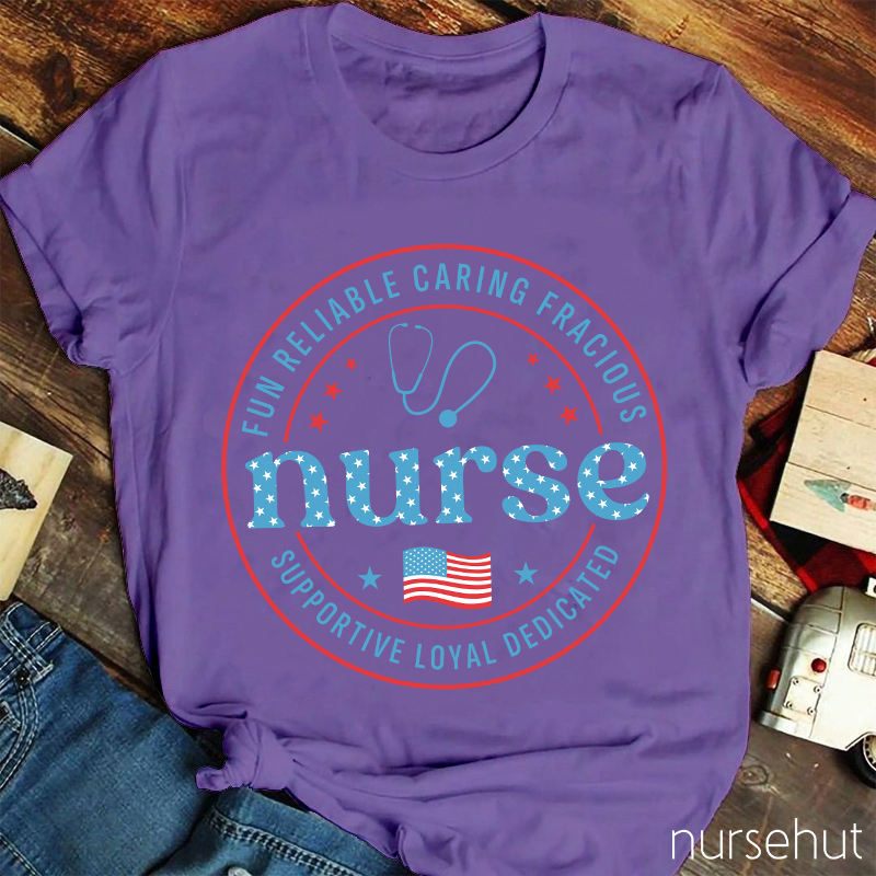 Supportive Loyal Dedicated Nurse T-Shirt