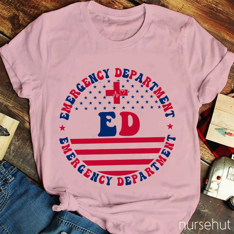 Flag ED Nurse T-Shirt