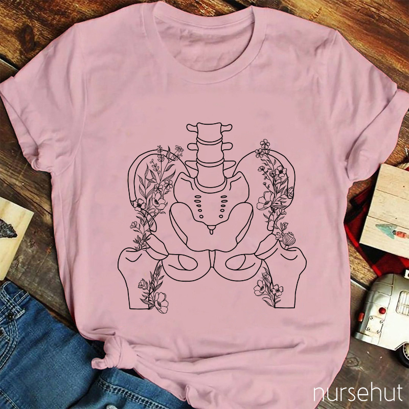 Orthopaedic Flower Nurse T-Shirt