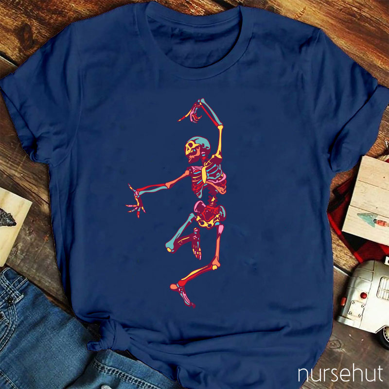 Solo Dancing Skeleton Nurse T-Shirt
