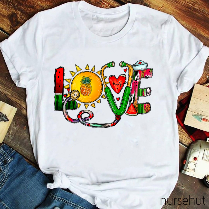 Summer Love Nurse T-Shirt